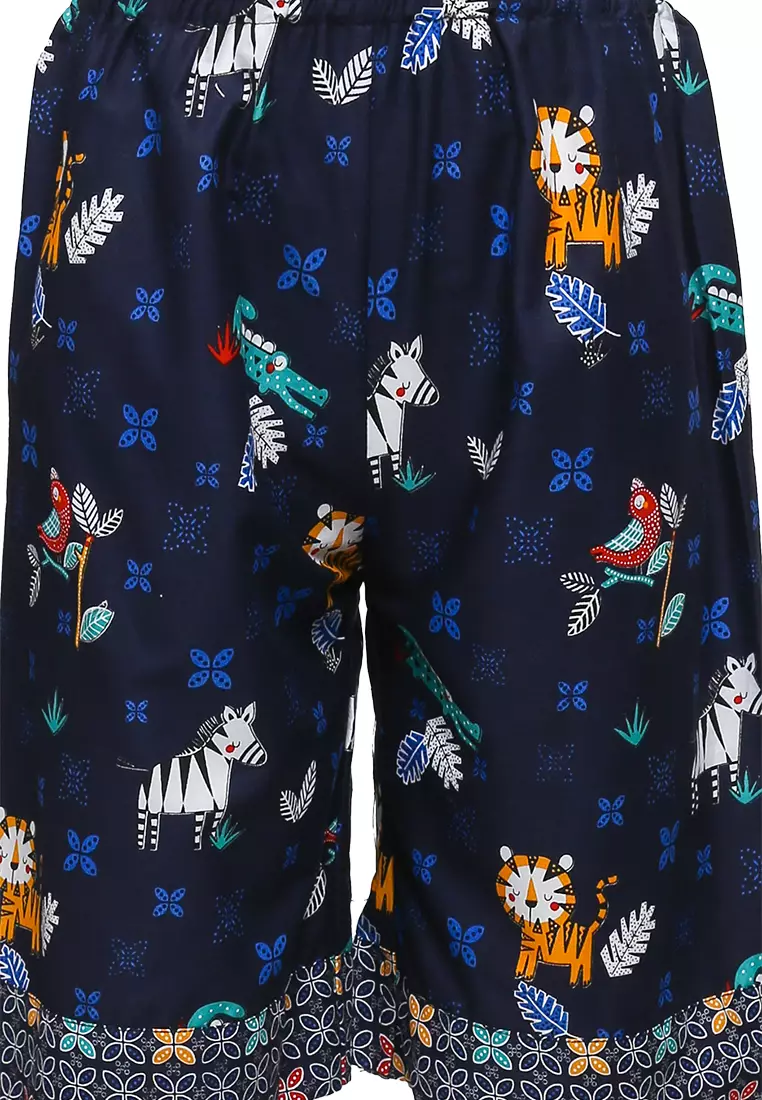 Setelan Anak Perempuan Blouse atasan dan Celana Radea Navy