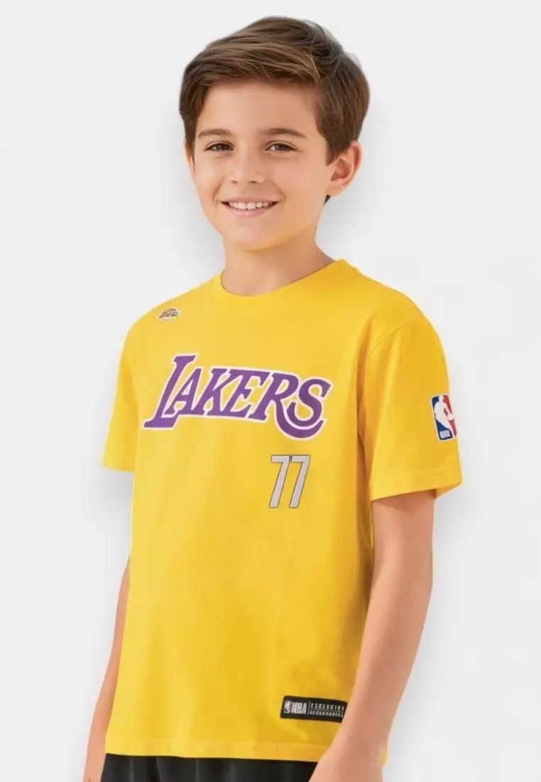 Luka Doncic #77 Los Angeles Lakers Kids T-Shirt LA LAKERS