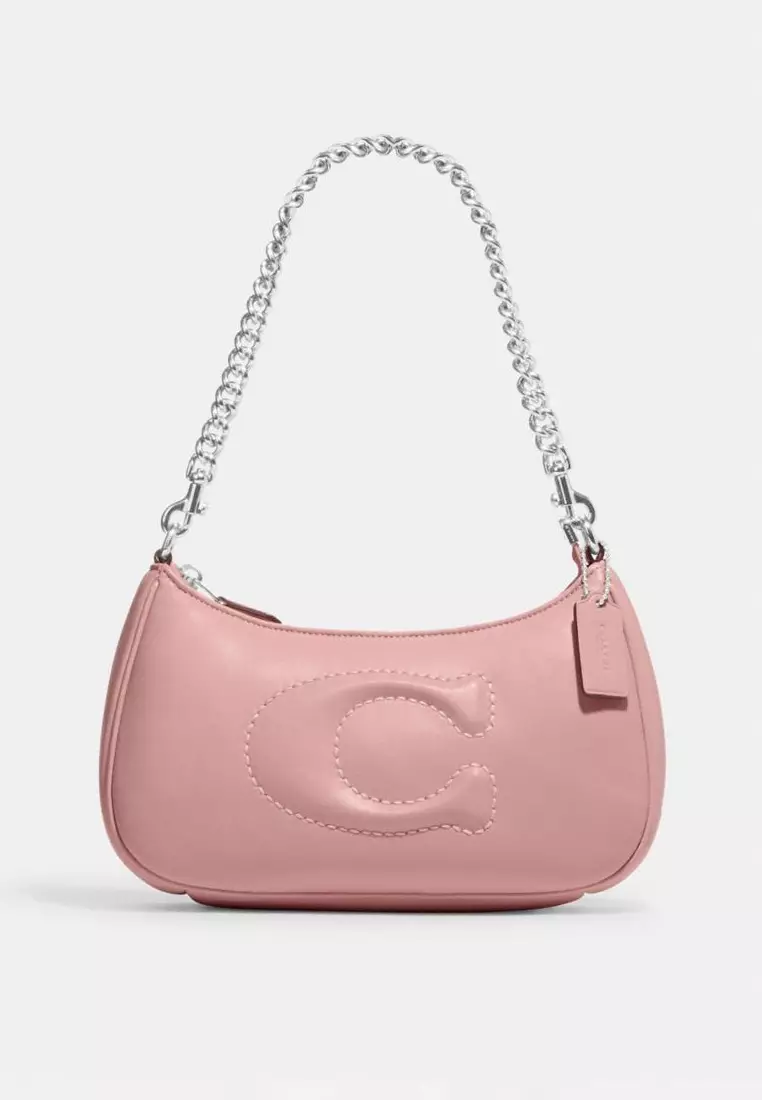 Coach Teri Shoulder Bag Sheepskin Leather with Cow Leather Small Women s Handbag CJ608SVLP