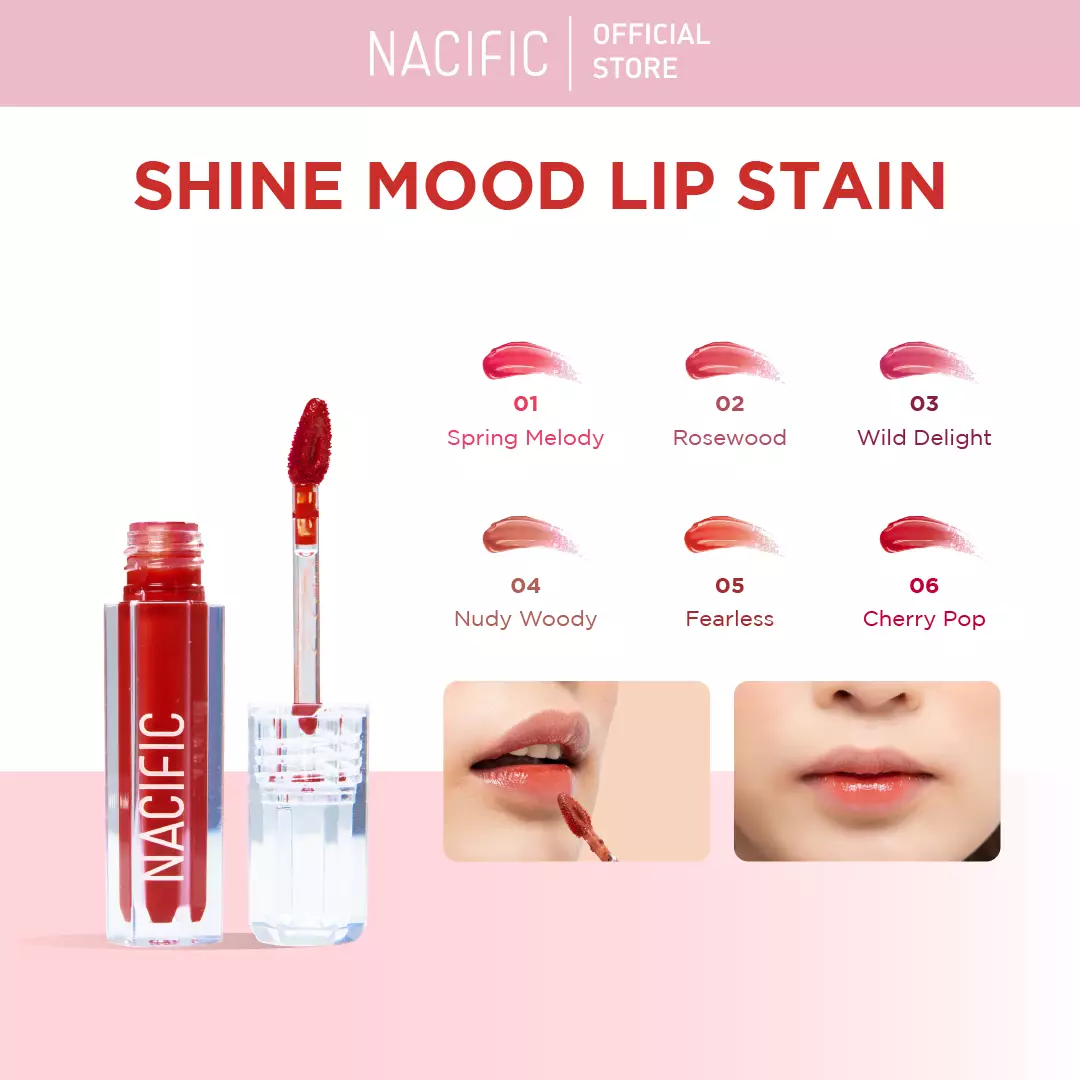 NACIFIC Shine Mood Lip Stain 06. Cherry Pop