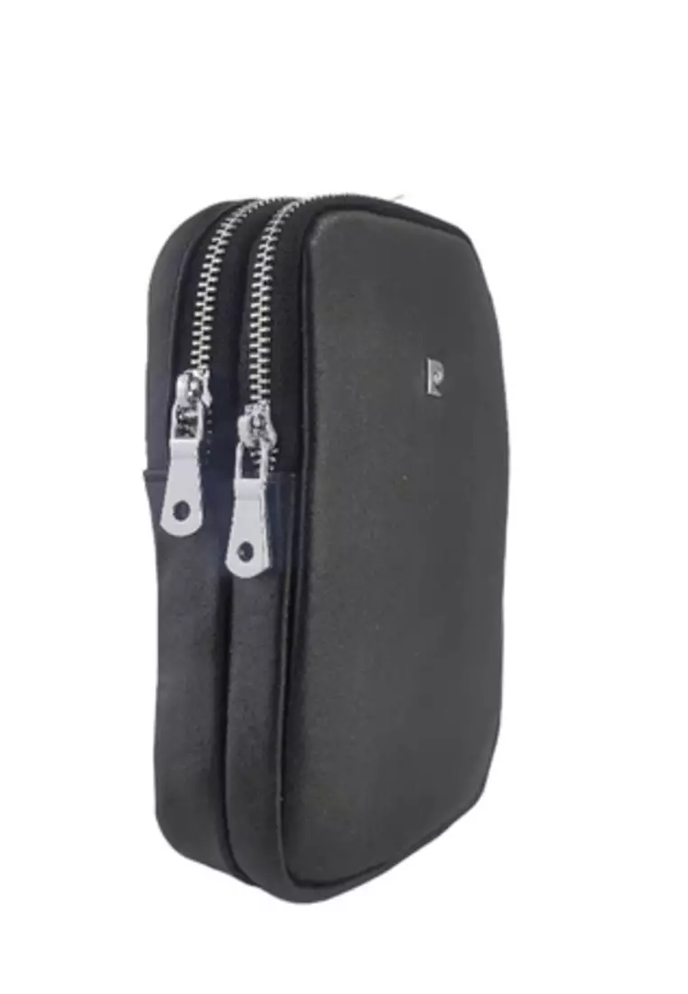Pierre Cardin Tas Selempang Punggung Pria Body Bag Sling Bag Kulit 0112830801BLA-BLACK