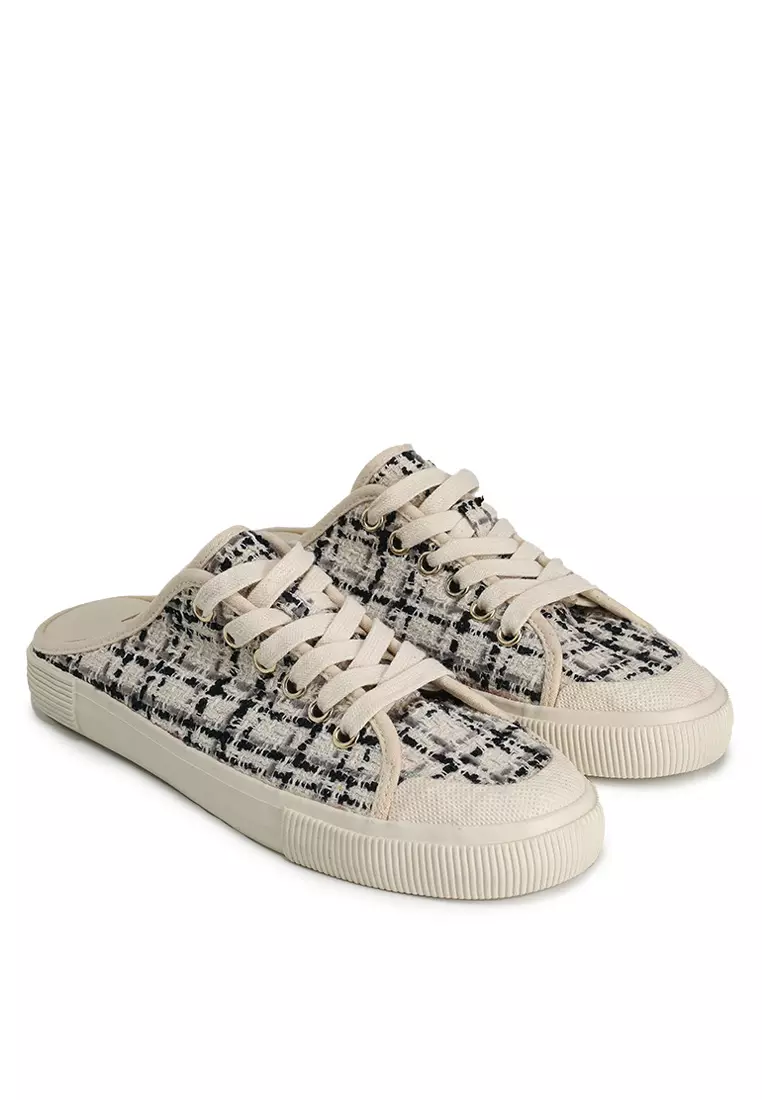 Buy ZARA Pre-Loved Fabric Mule Trainers Online ZALORA Malaysia