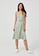Love, Bonito green Arielie Belted Camisole Dress 3AD9FAA4787E9BGS_1