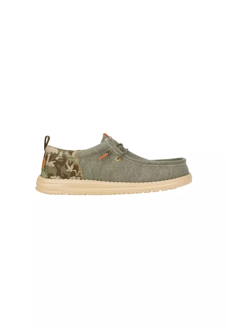 Discount on HeyDude  shoes - SKU: HeyDude Men's Wally Funk Hunt Camo in Olive