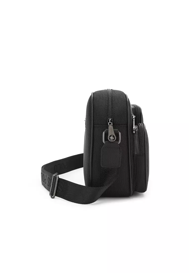 Men's Sling Bag / Crossbody Bag - Black