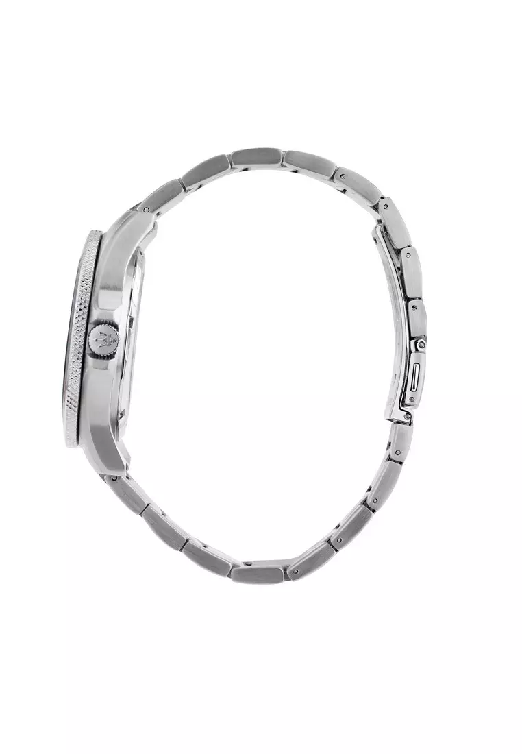 【2 Years Warranty】Maserati Competizione 43mm Men's Quartz Watch Luminous Dial Hands R8853100036 Japan Movement