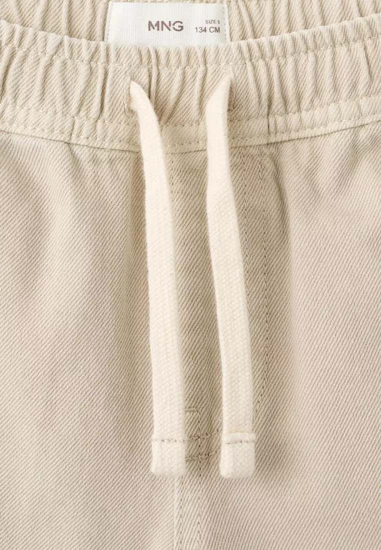 Straight Cotton Bermuda Shorts