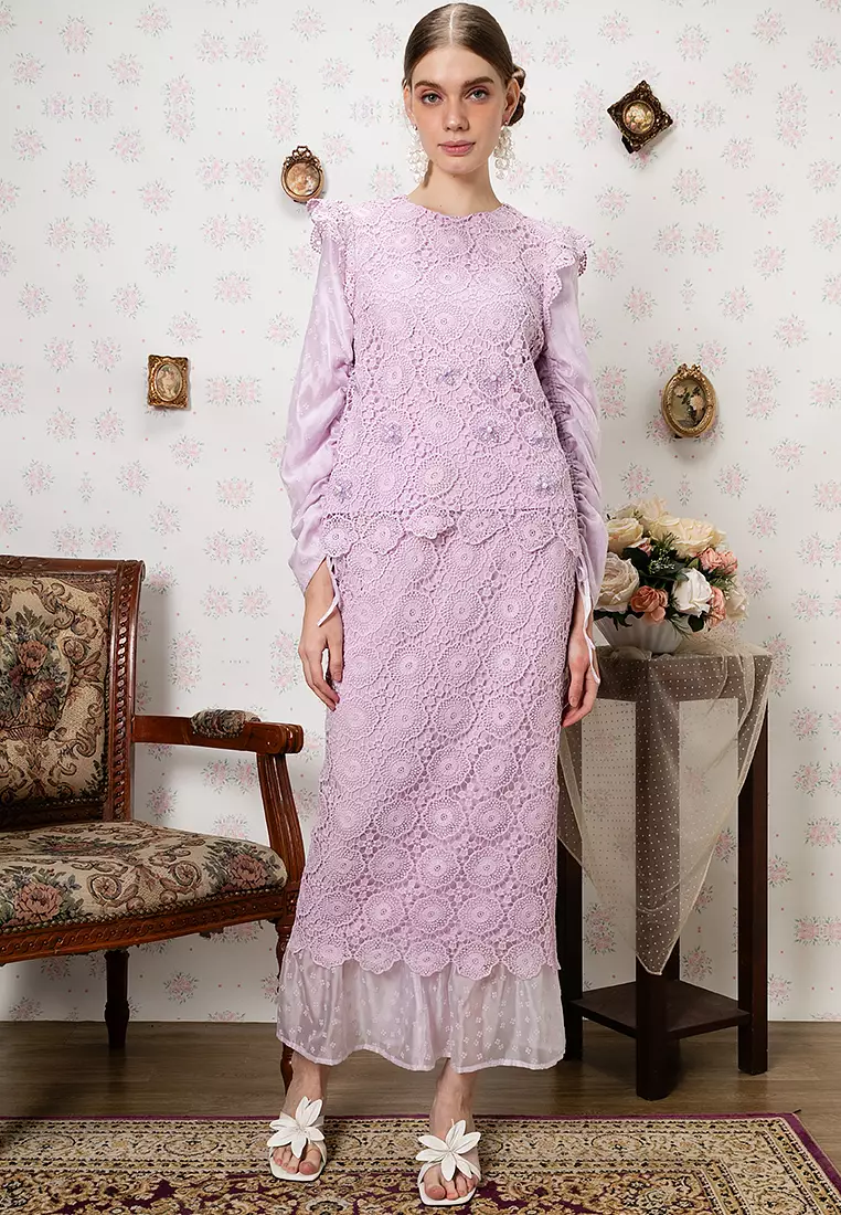 DAHLIA LACE KURUNG SET