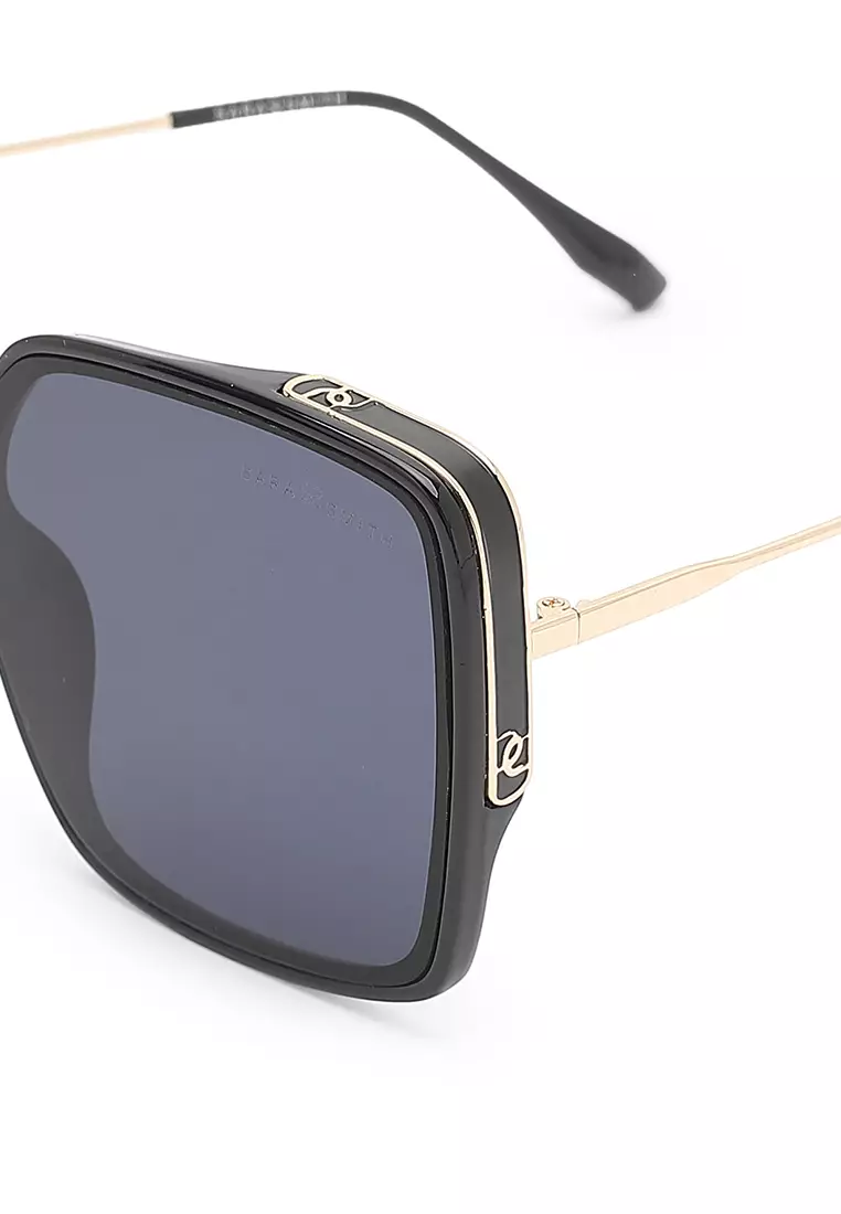 Unisex Fashion Sunglasses - Glossy Black / Grey