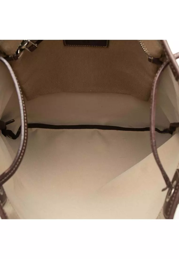 Pre-Loved Prada Canvas Canapa Logo Crossbody