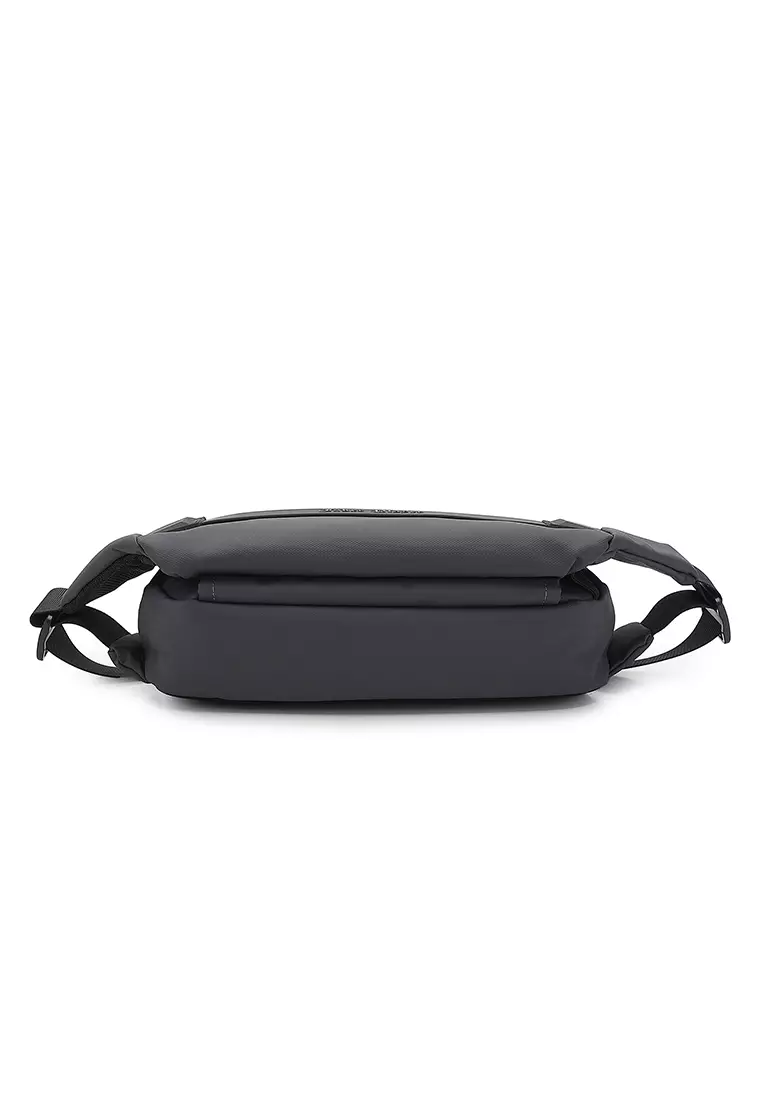 Men's Waist Bag / Belt Bag / Chest Bag - Grey