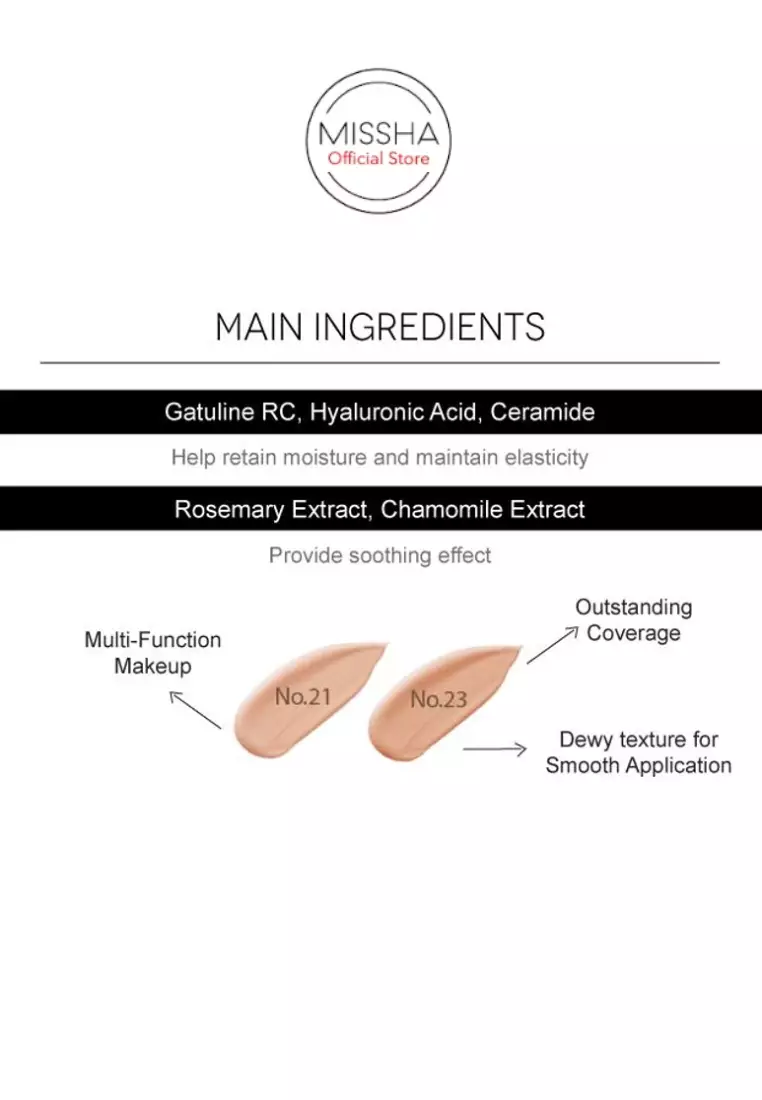 MISSHA M Perfect Cover BB Cream SPF42/PA+++ (50ml) No. 21 Light Beige