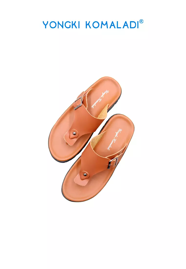 [ ORIGINAL ] YONGKI KOMALADI SANDAL OL-ESRF473-23 TAN