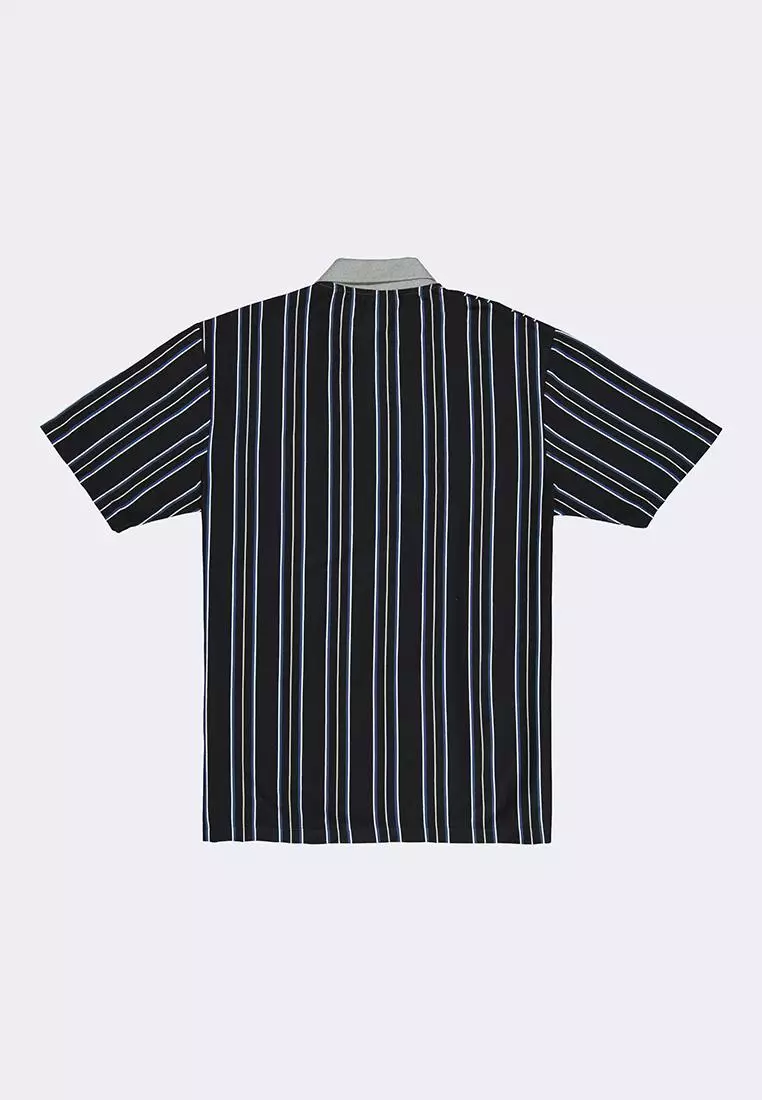 Buy BENCH Men's Vertical Stripe Polo Shirt 2023 Online | ZALORA Philippines