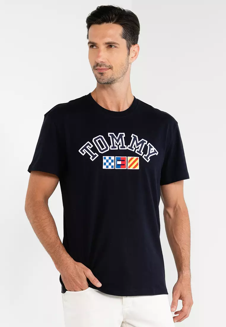 Tommy hilfiger relaxed fit t shirt on sale