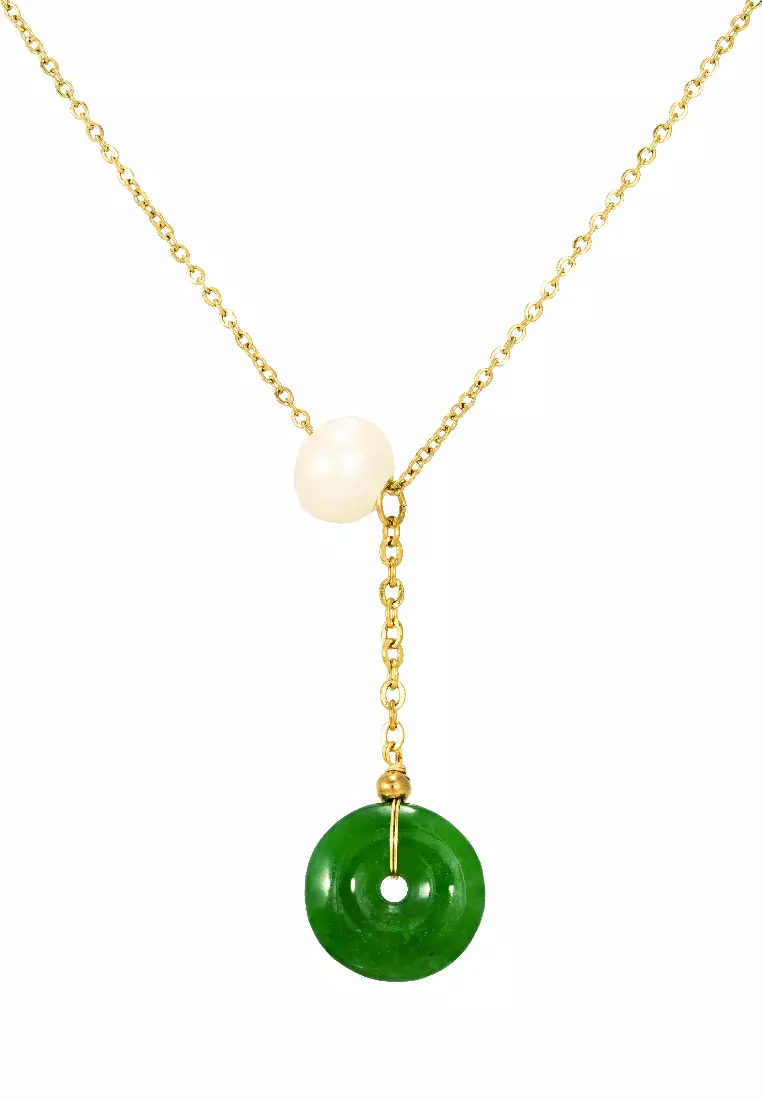 Modern online jade necklace