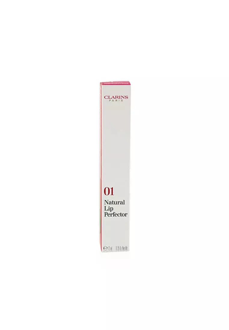 Clarins - Natural Lip Perfector - # 01 Rose Shimmer 12ml/0.35oz