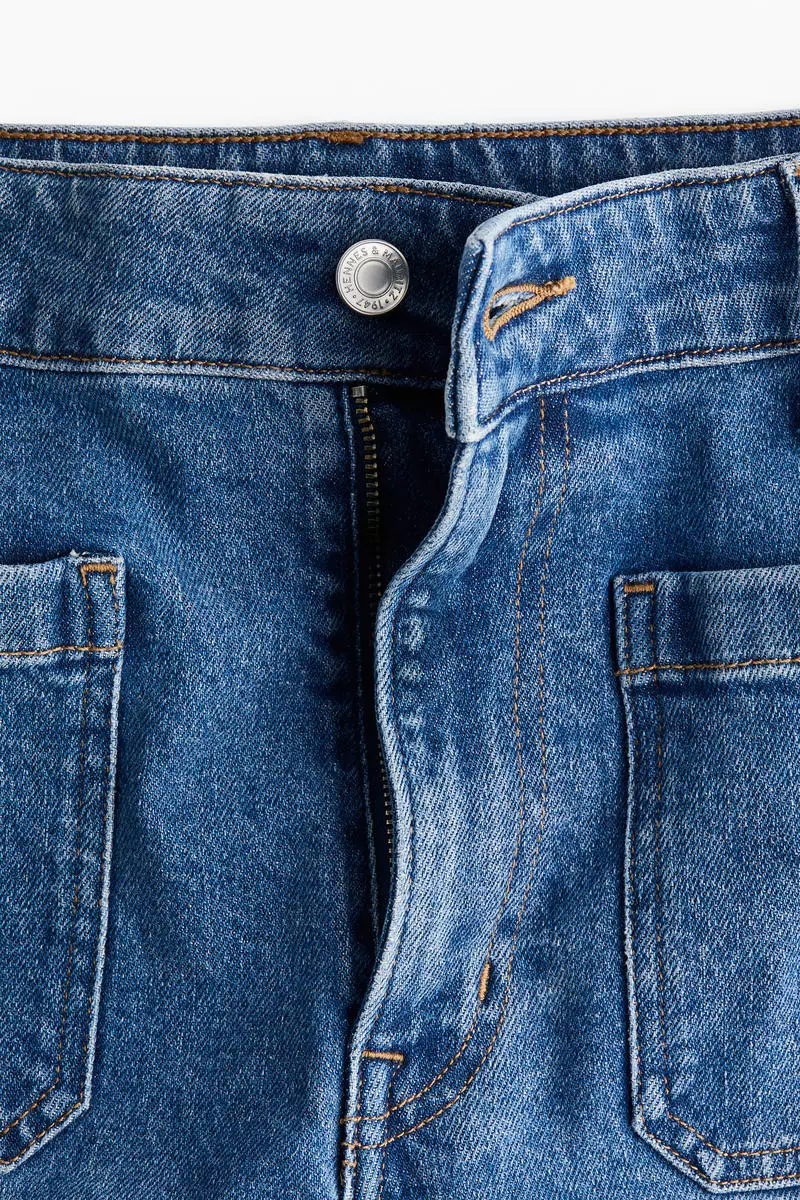 Wide High Jeans