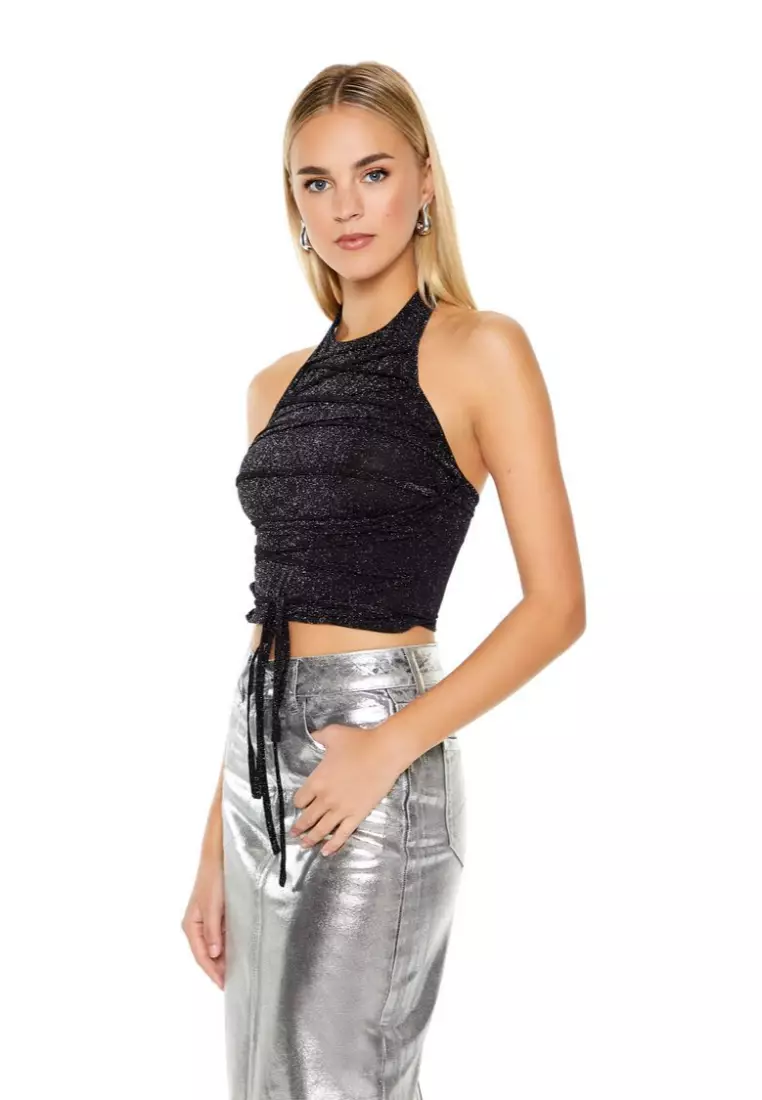 Forever 21 glitter top deals