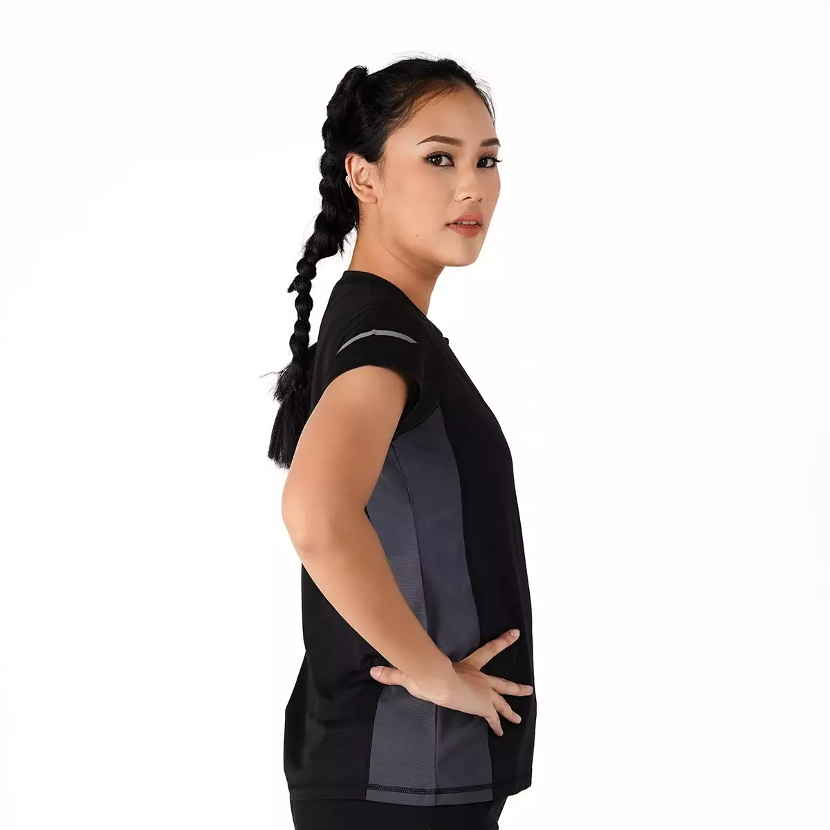 Tiento Kaos Olahraga Lari Baju Running Gym Dry Fit X-Lite Neo Wanita