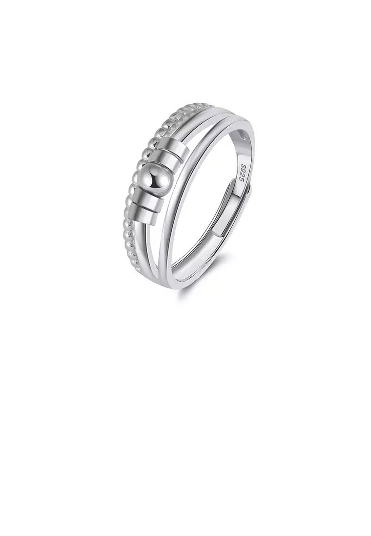 Adjustable silver clearance rings online