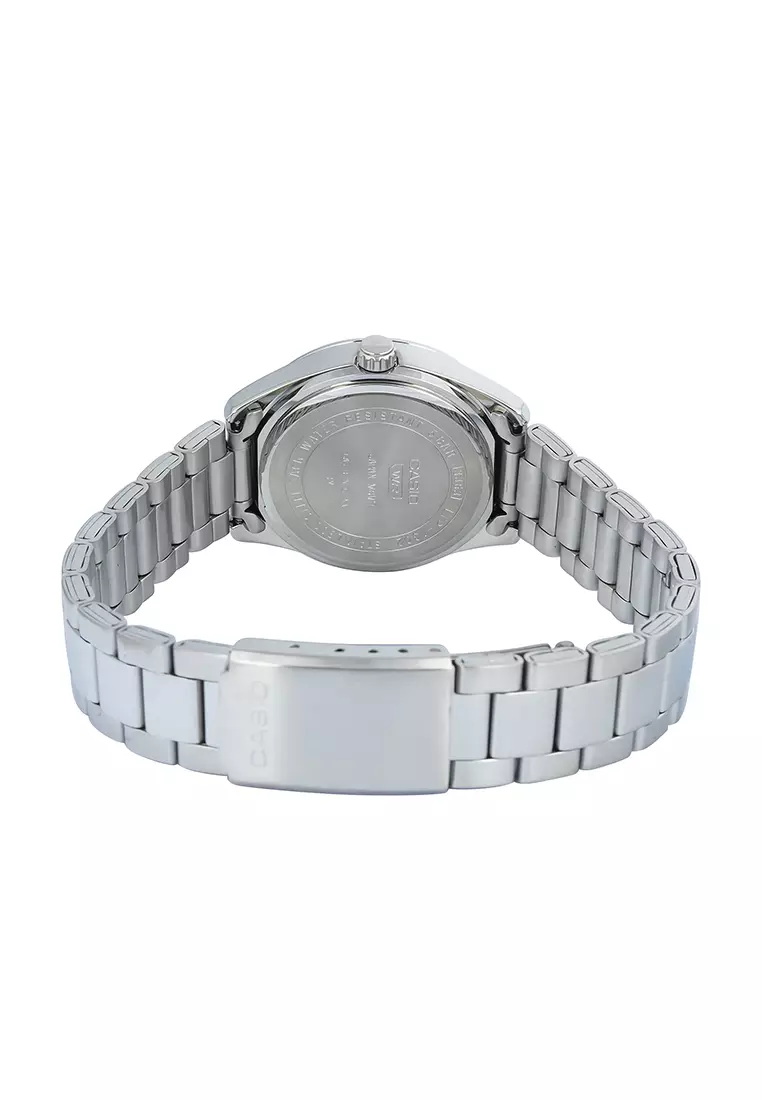 Casio LTP-1302DS-4AV - Jam Tangan Analog Wanita - Silver Stainless Steel Case