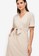 ZALORA WORK beige Self Tie Midi Dress 74FB9AABC60A4CGS_3