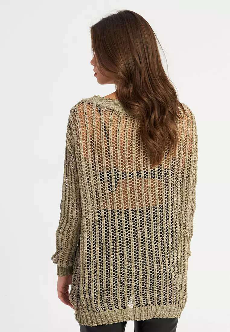 Buy Cool & Sexy Net Knit Blouse 2026 Online | ZALORA Philippines