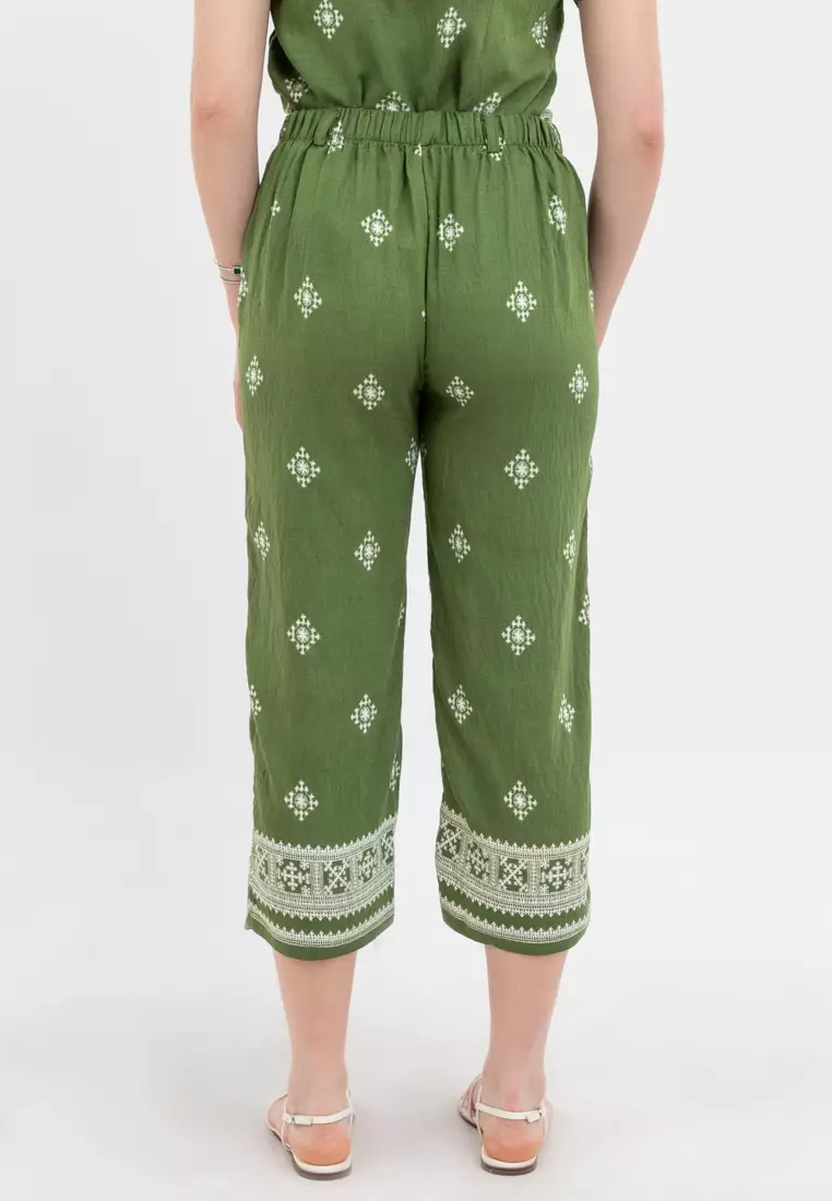 Atasha Cenefa Print Filipiniana Relaxed Pants