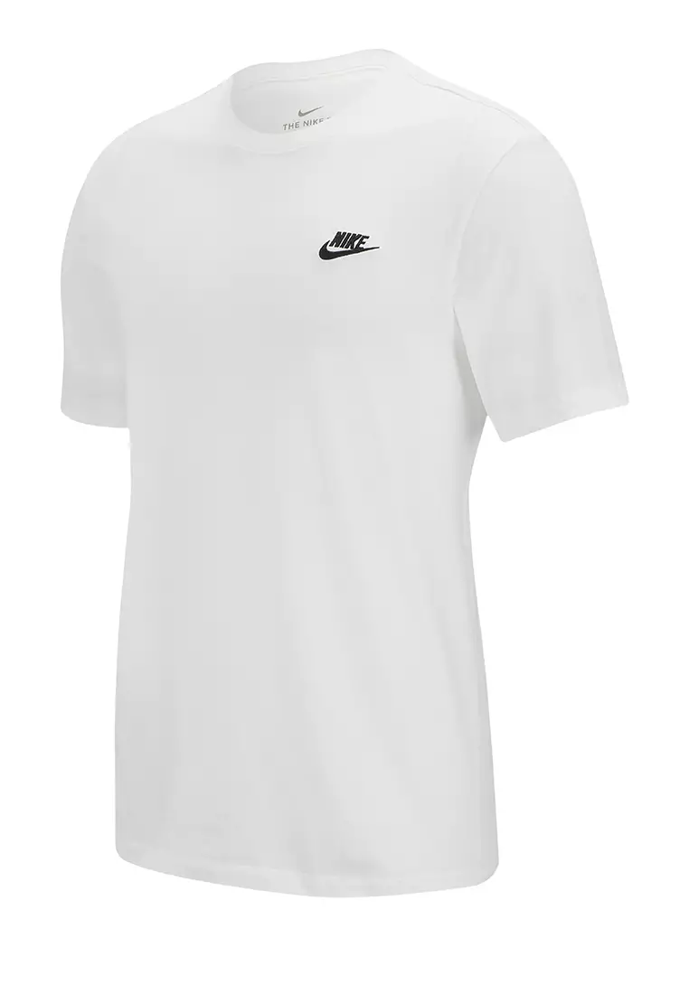 Nike white sale t shirt mens