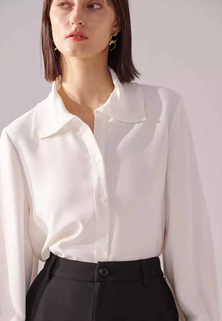 White Button Up Blouse
