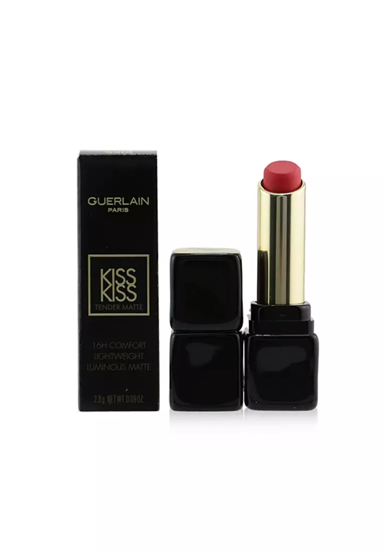 Discount on Guerlain  shoes - SKU: Guerlain - Kisskiss Tender Matte Lipstick - # 885 Gentle Coral 2.8g/0.09oz