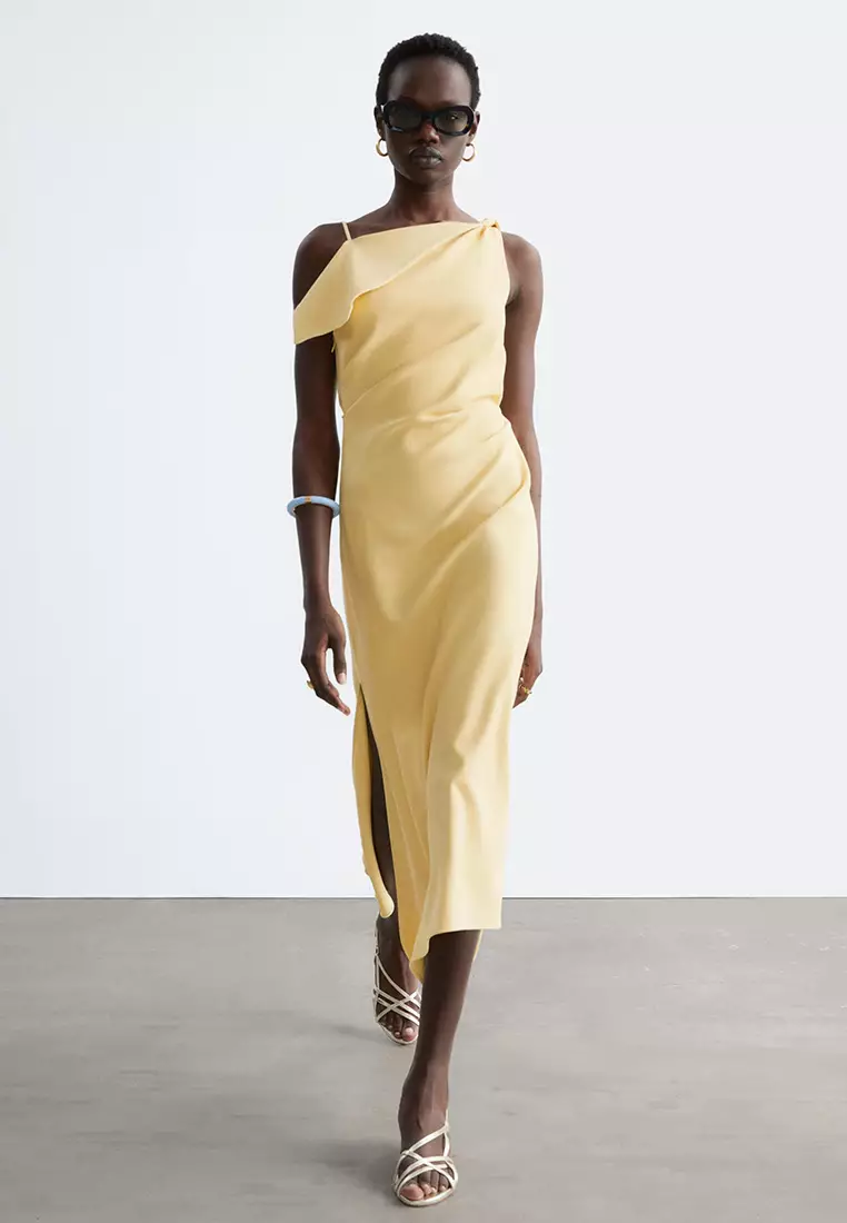 Twist-Strap Maxi Dress