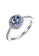 Her Jewellery Classic Alexandrite Ring (White Gold) - made with Zirconia & Lab created Alexandrite Gemstone 0720DAC67036B8GS_1