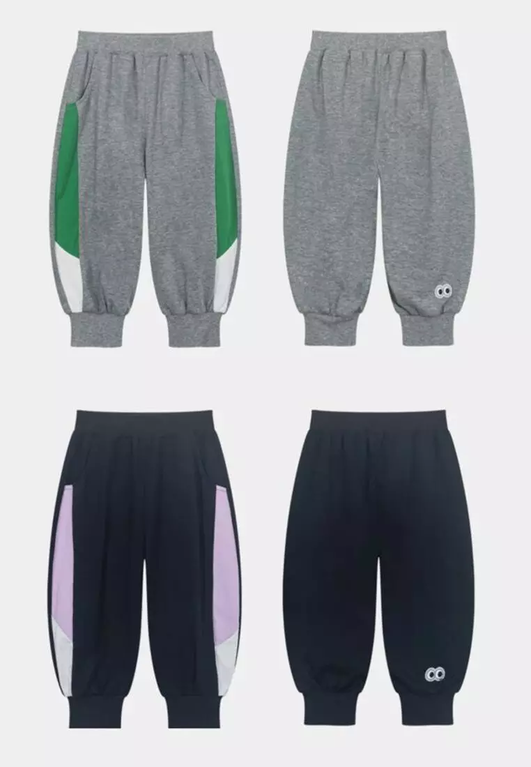 马拉丁中性针织长裤灰色夏季男裤女裤