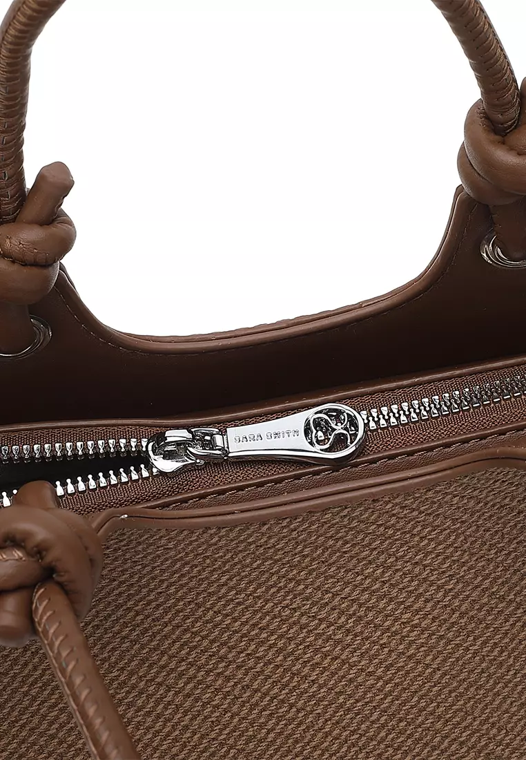 Women's Top Handle Bag / Sling Bag / Crossbody Bag / Shoulder Bag - Brown