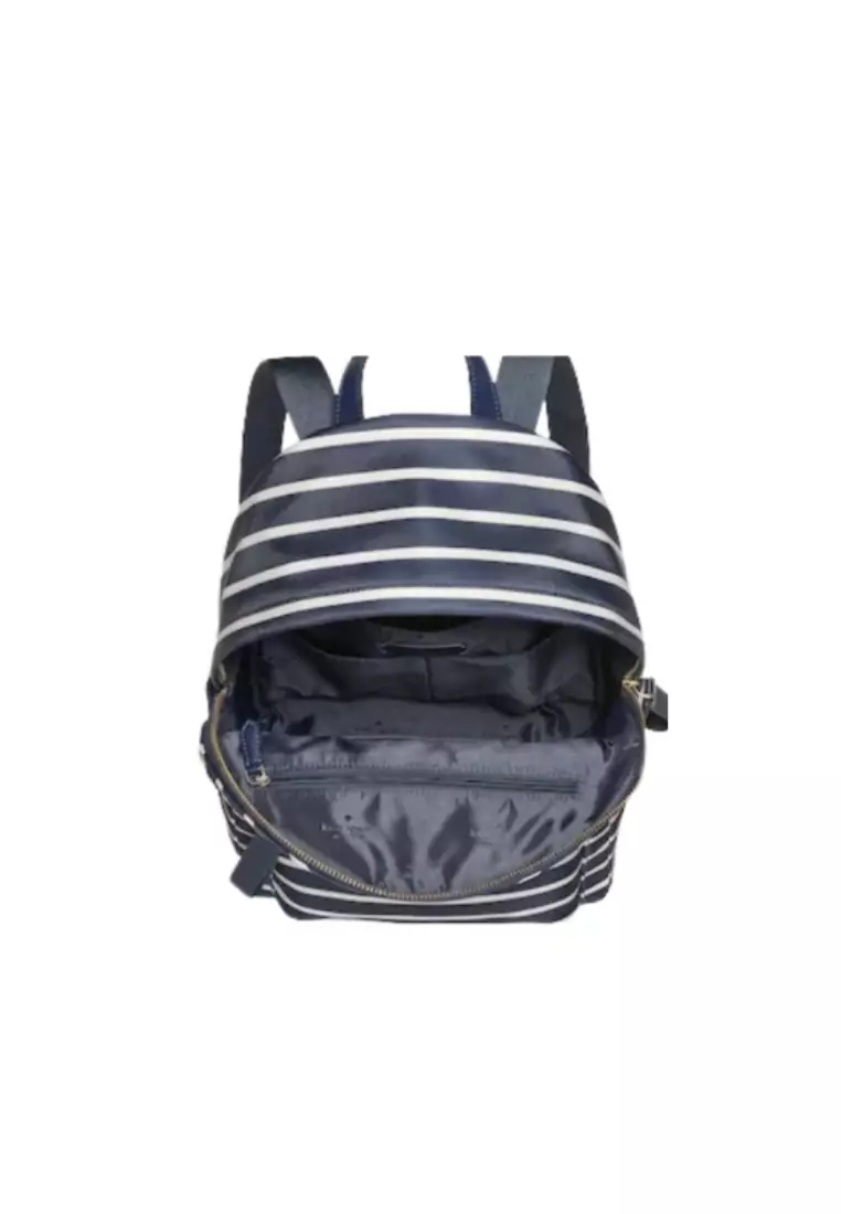 Kate Spade New York Chelsea The Little Better Nylon Parisian Crossbody Bag,  Navy Stripe