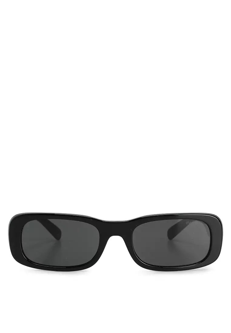 Logo Rectangular Sunglasses