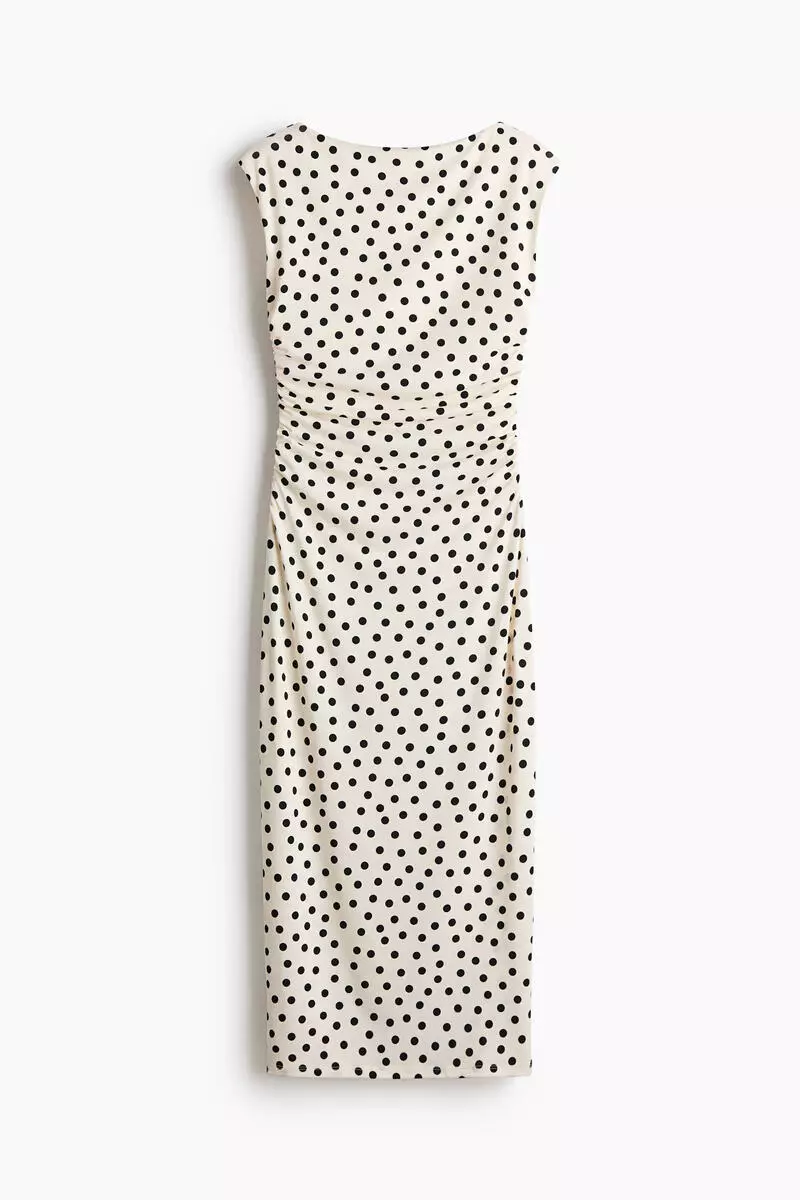 Cap-sleeved dress