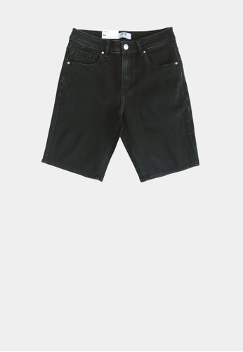 SUB black Men Short Jeans 830E2AA5BD3CDAGS_1