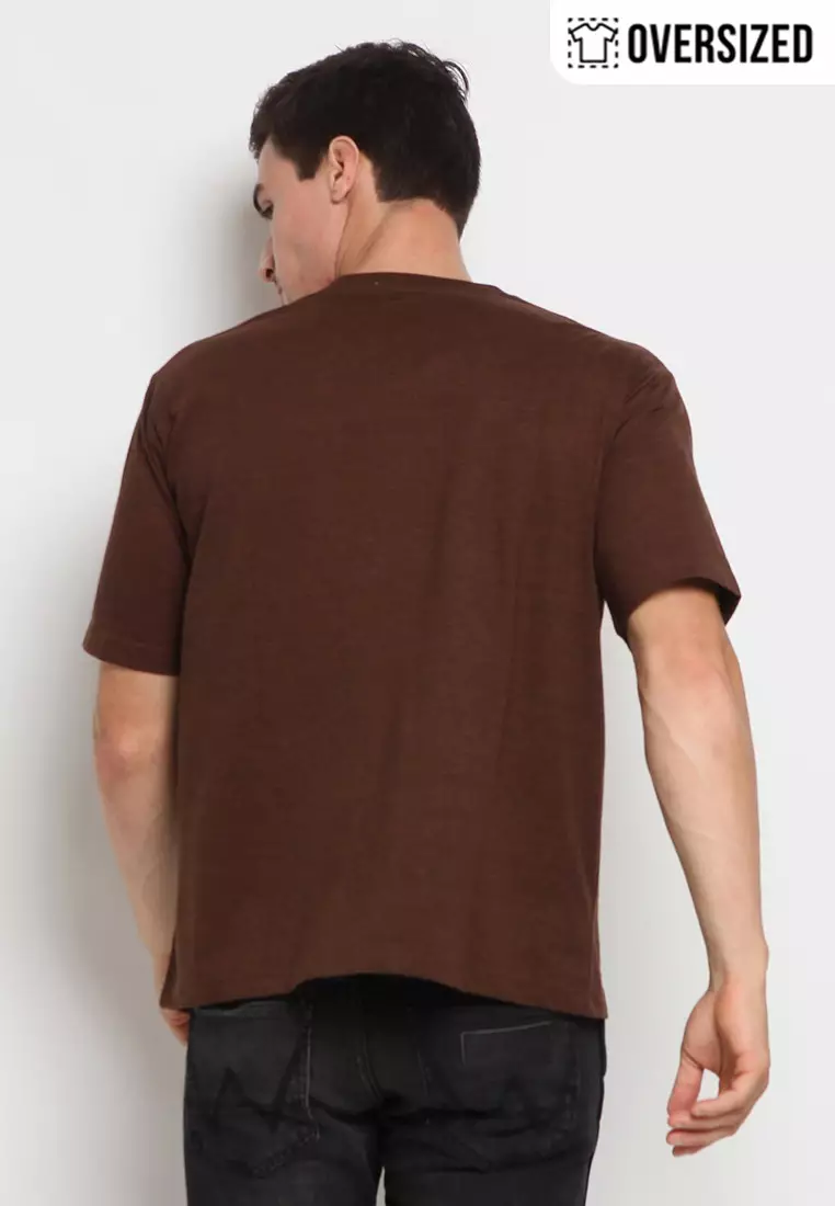 RBJ T-Shirt Cotton Polos Oversized Pria 207090001