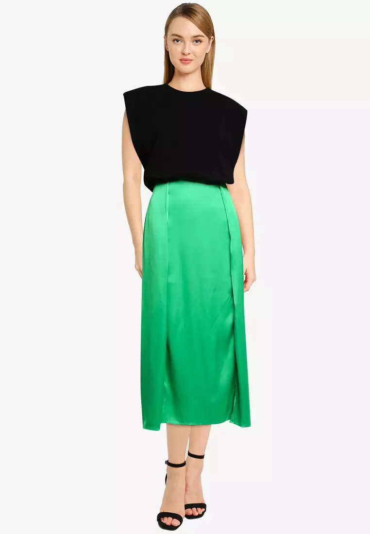 Inu Satin Slip Skirt