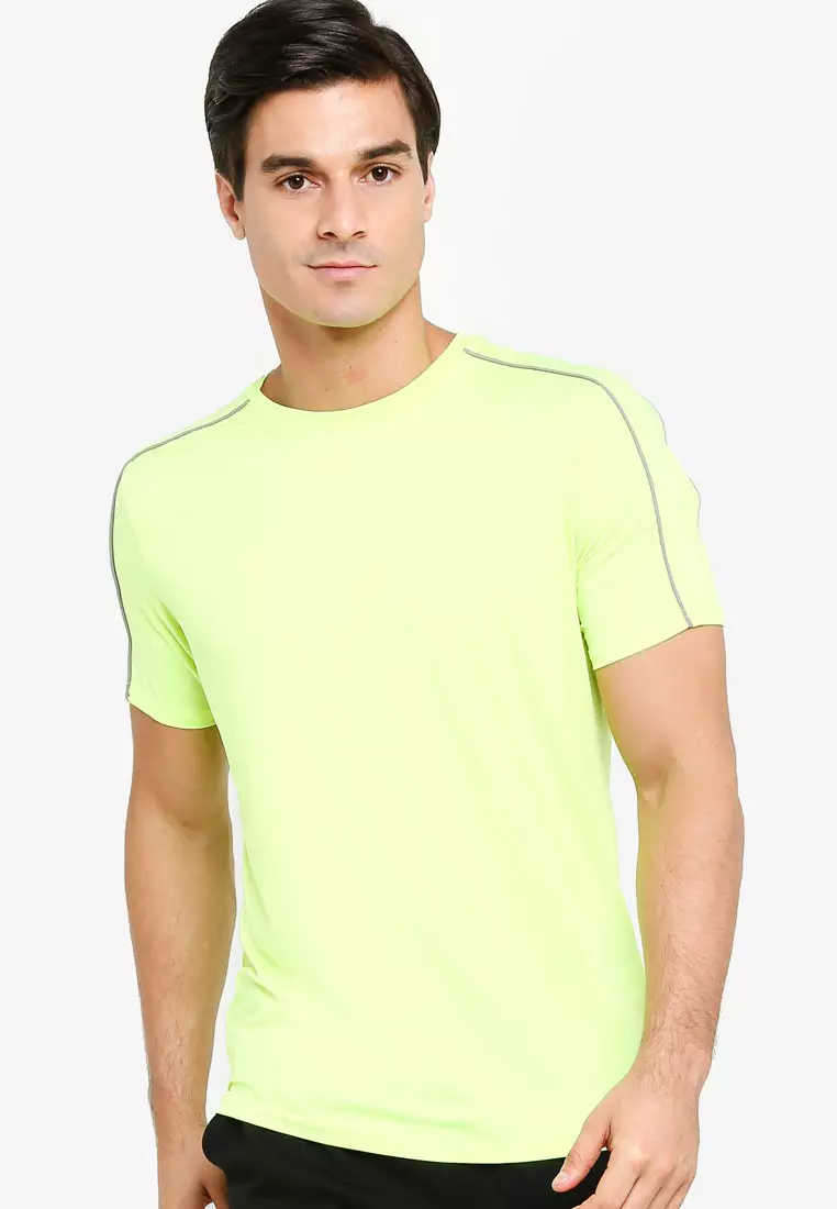 Buy ZALORA ACTIVE Reflective Logo Sports TShirt 2023 Online ZALORA