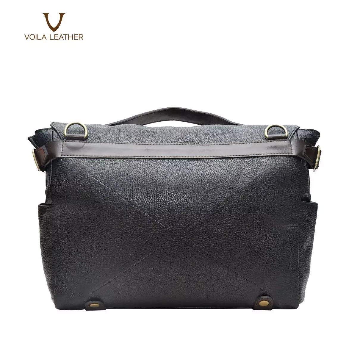 Messenger Bag Kulit Voila Collin Black