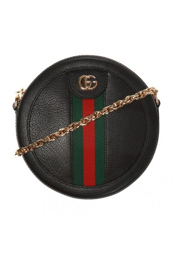 Jual Gucci Gucci Ophidia Gg Mini Round Crossbody Bag In Black Original Zalora Indonesia