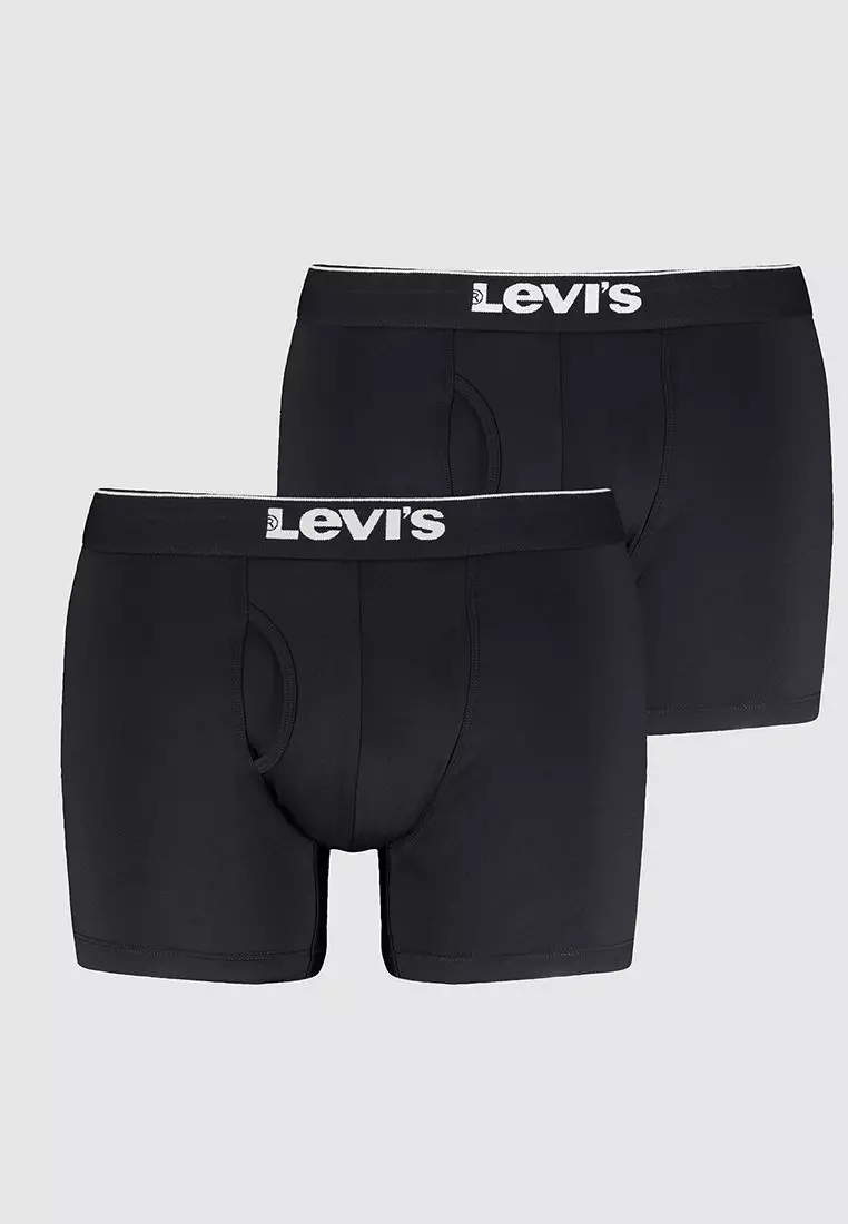 Levi's® Levis Men Solid Basic Boxer 2P Microfiber (004RR-0074)
