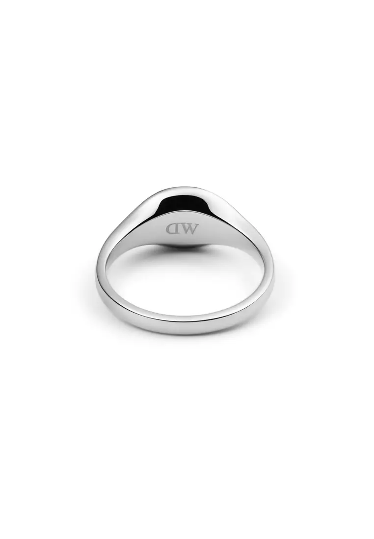 Classic Mini Signet Ring Silver - Unisex Ring for women and men stainless steel Ring DW Official Authentic Original