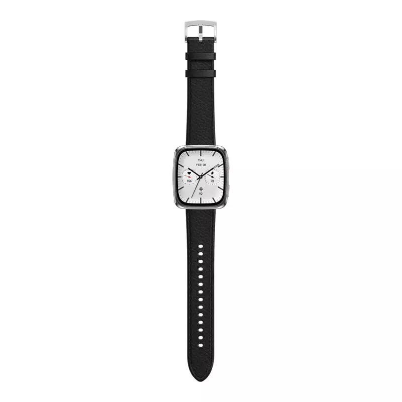 Jam Tangan Unisex Amazfit Active 2 Premium Square W2440GL3N Smartwatch 160+ Sport Mode Leather Strap + Extra Strap