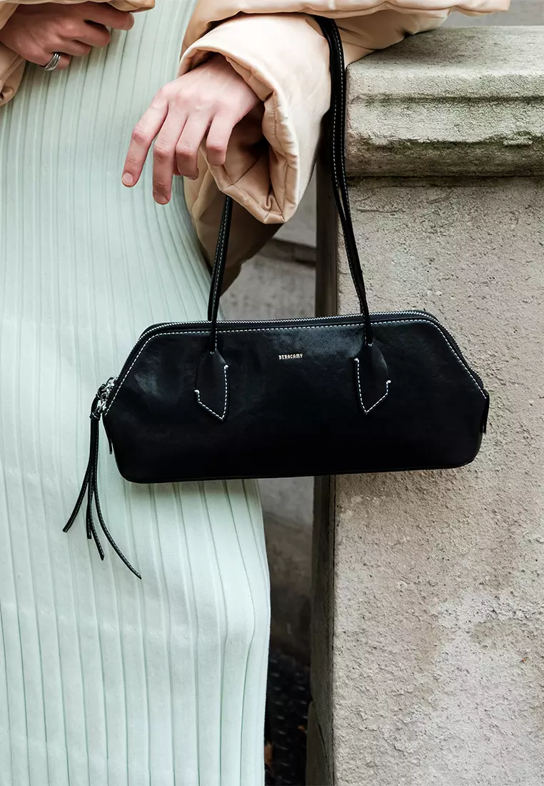 Bashour Baguette Bag - Black