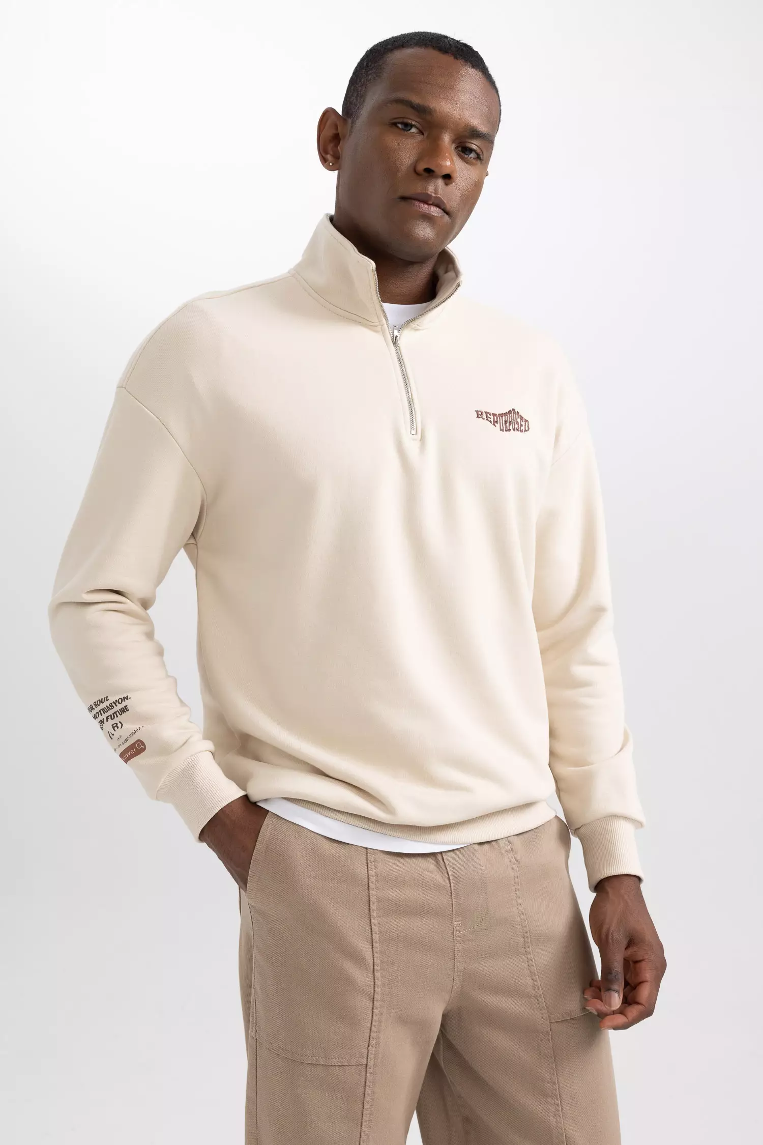 Buy DeFacto Comfort Fit Long Sleeve Sweatshirt 2023 Online | ZALORA  Philippines